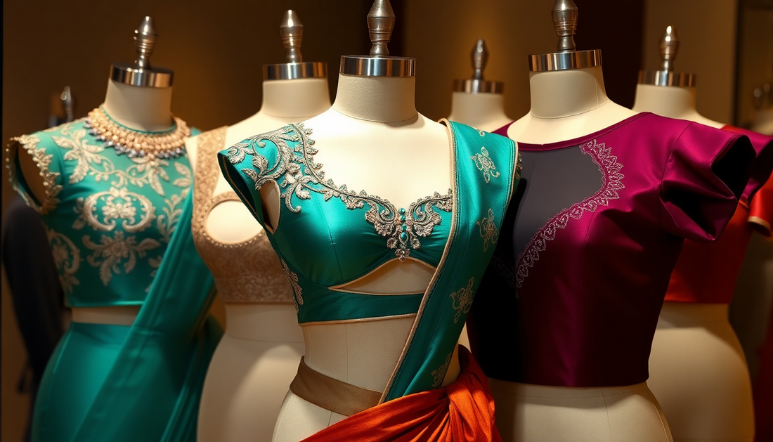 Modern Blouse Designs to Pair with Traditional Sarees
