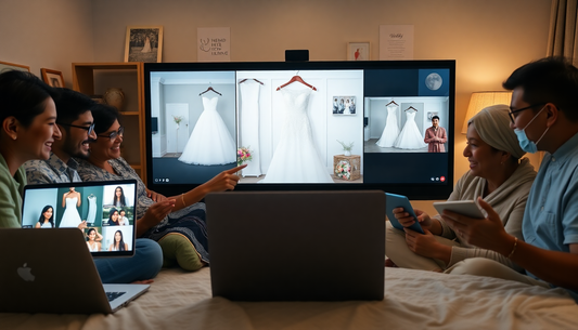 Bridging the Distance: How to Plan a Virtual Bridal Shopping Experience with Family Abroad