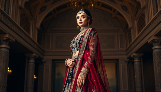 Black and Red Lehengas: A Bold Bridal Statement for Your Big Day