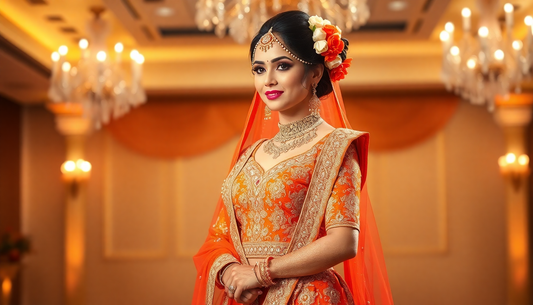 Orange Lehengas: The Vibrant Statement Color for Your Wedding Day