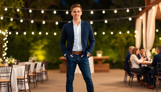 Elevate Your Wedding Guest Style: Blazer and Jeans Outfits