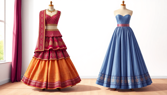 Can Can Skirt Under Lehenga vs Normal Petticoat – Difference Explained