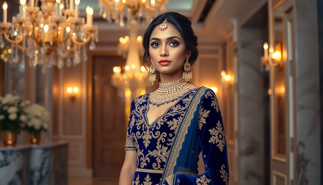 Why Velvet Lehengas are a Hit in the UAE Winter Weddings
