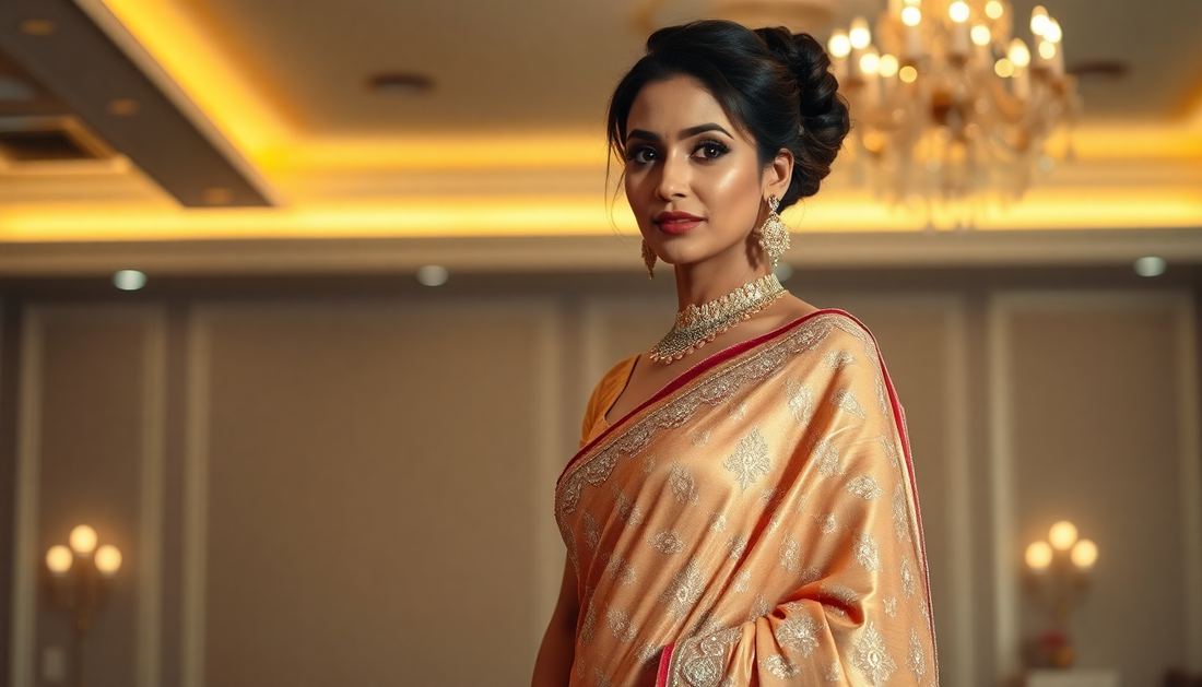 10 Stunning Reception Saree Looks to Make You the Star of the Night