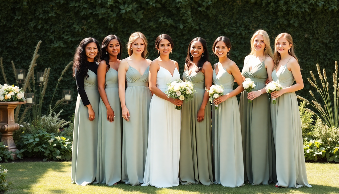 Sage Green Bridesmaid Dresses The It Color for 2025 Shopping World Sage Green Bridesmaid Dresses The It Color for 2025 Shopping World