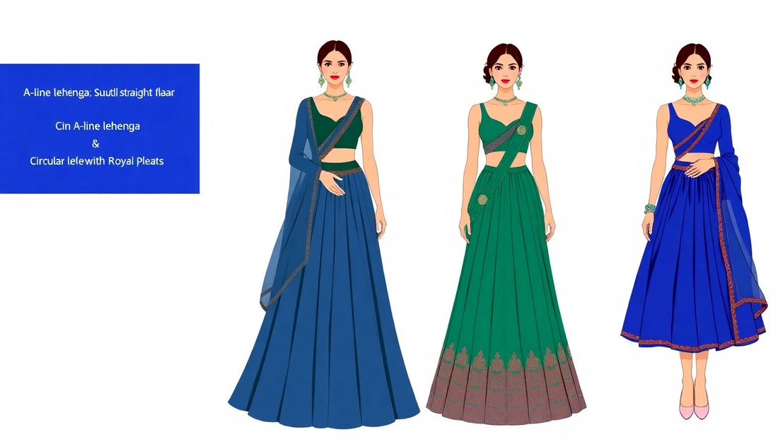 A-Line vs. Circular Lehengas: Which Flare Suits Your Height?
