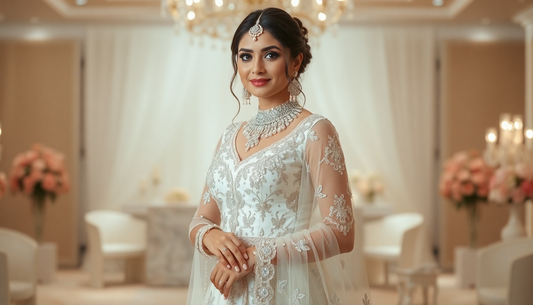 Off-White Lehengas: A Stylish, Elegant Choice for Modern Brides