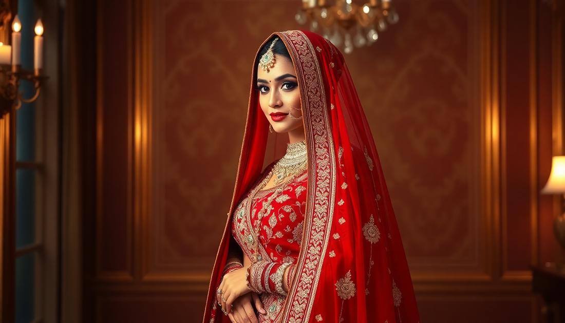 Double Dupatta Draping: How to Get the Royal Bridal Look