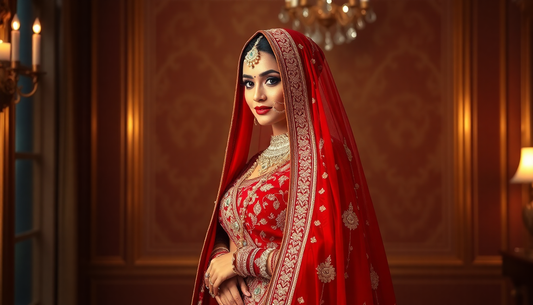 Double Dupatta Draping: How to Get the Royal Bridal Look