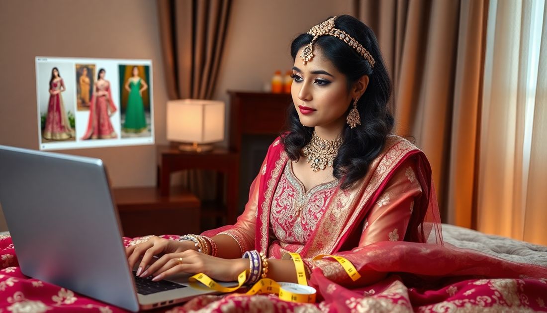 How to Buy a Bridal Lehenga Online Without Regrets: Measurements, Returns & Quality Checks