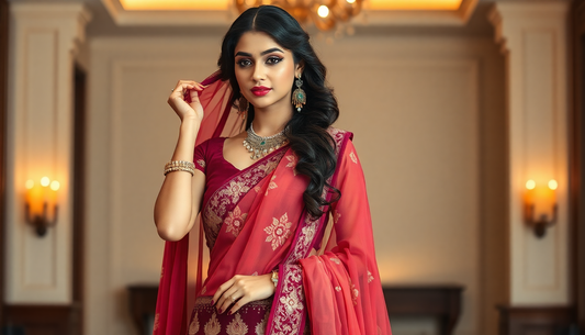 How to Style Dupatta with Lehenga Like a Fashion Stylist