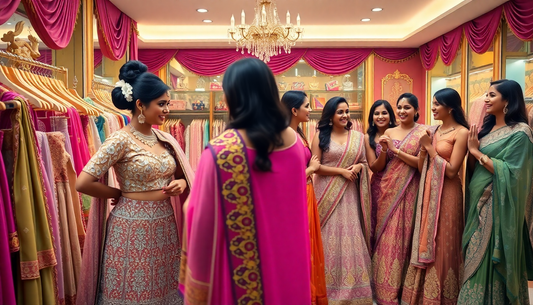 Lehenga Shopping with Your Mom vs. Bridesmaids: Pros, Cons, and Survival Tips