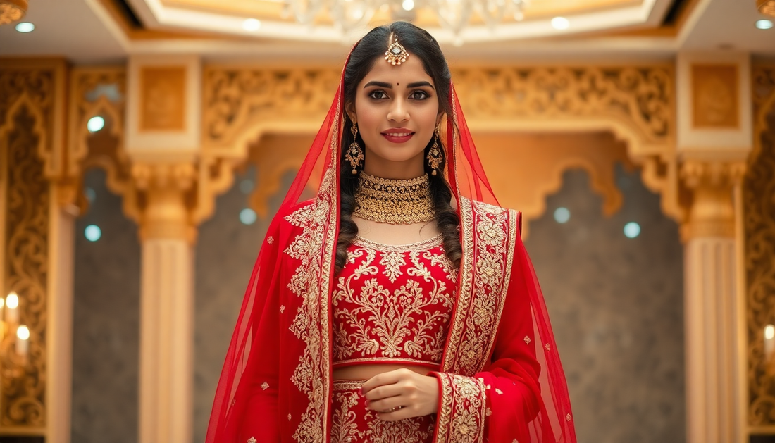 Double Dupatta Lehenga: The Latest Trend Among UAE Brides