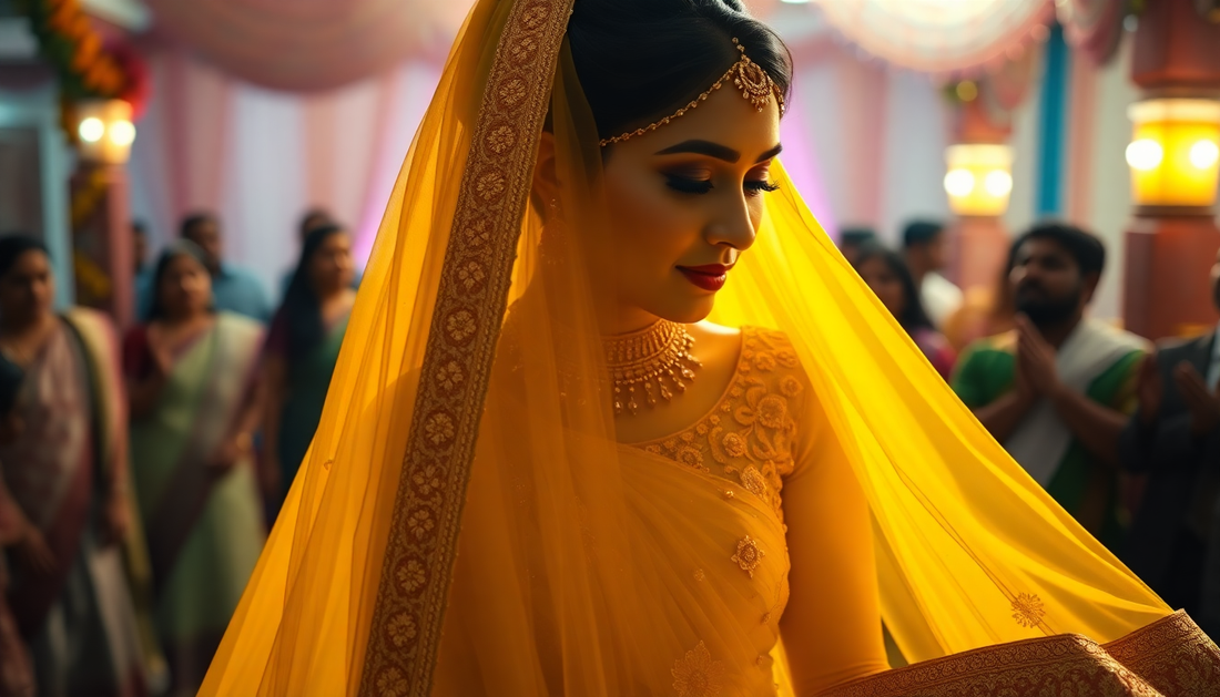 Radiant Yellow Lehengas: The Bright and Cheerful Choice for Weddings