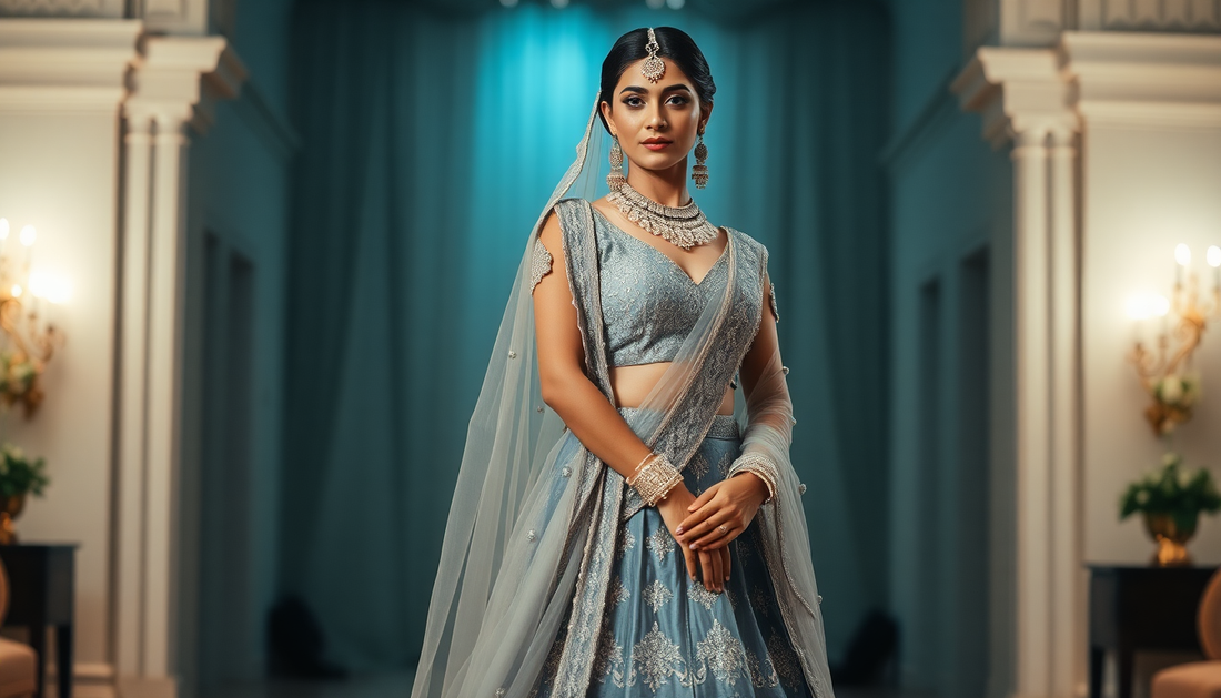 Embrace Elegance with Grey Lehengas: A Modern Twist on Traditional Bridal Wear