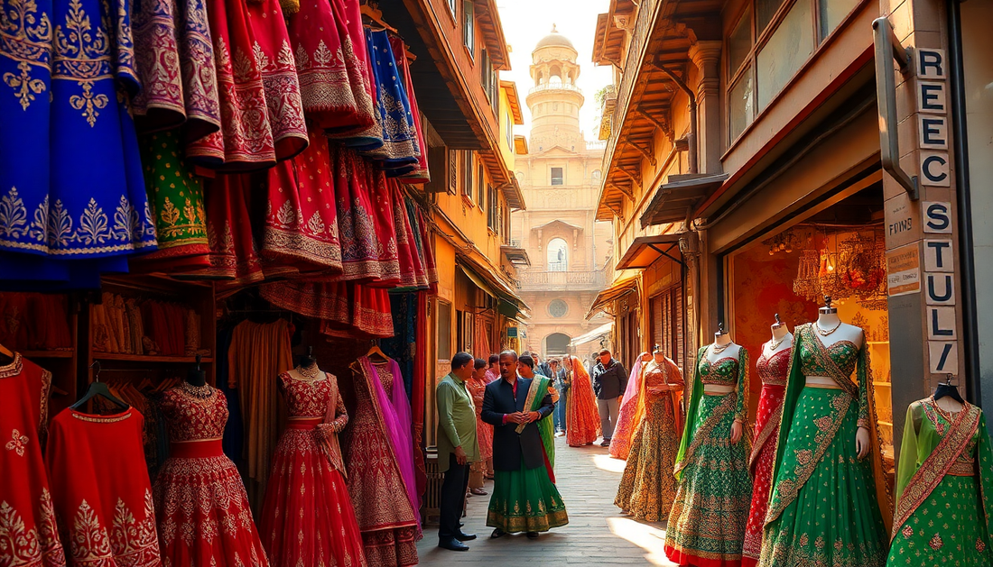 Discover the Enchanting Allure of Chandni Chowk's Premier Lehenga Shops