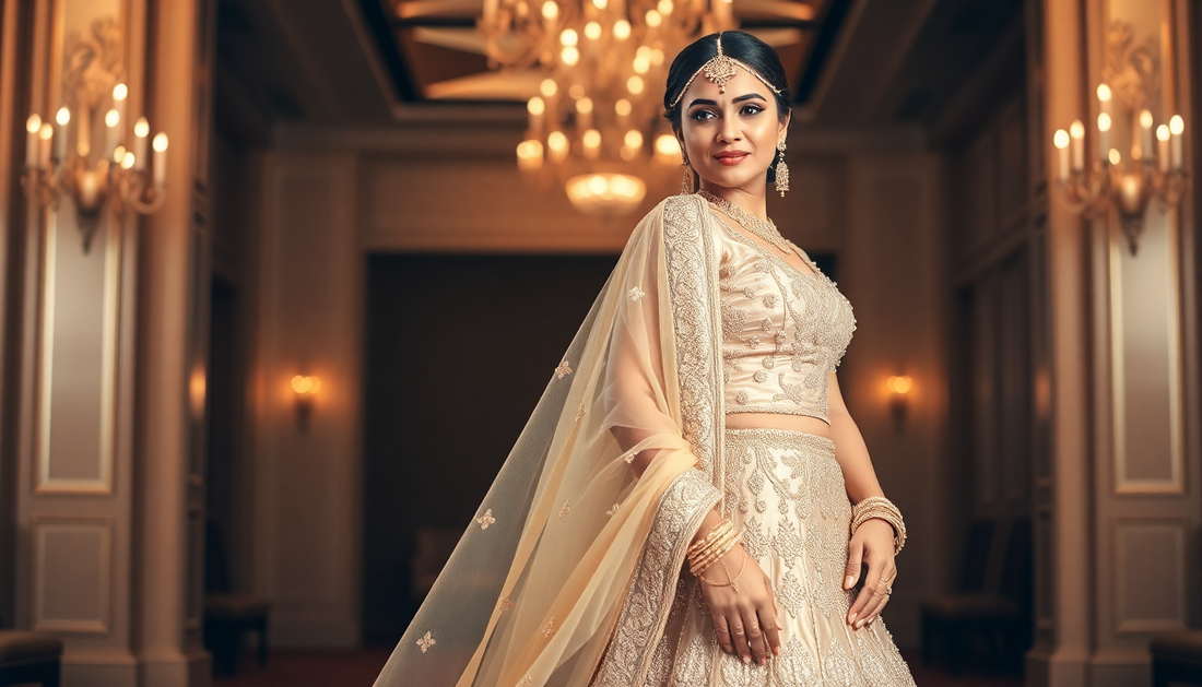 Champagne Lehengas: A Luxurious Choice for a Dreamy Bridal Look