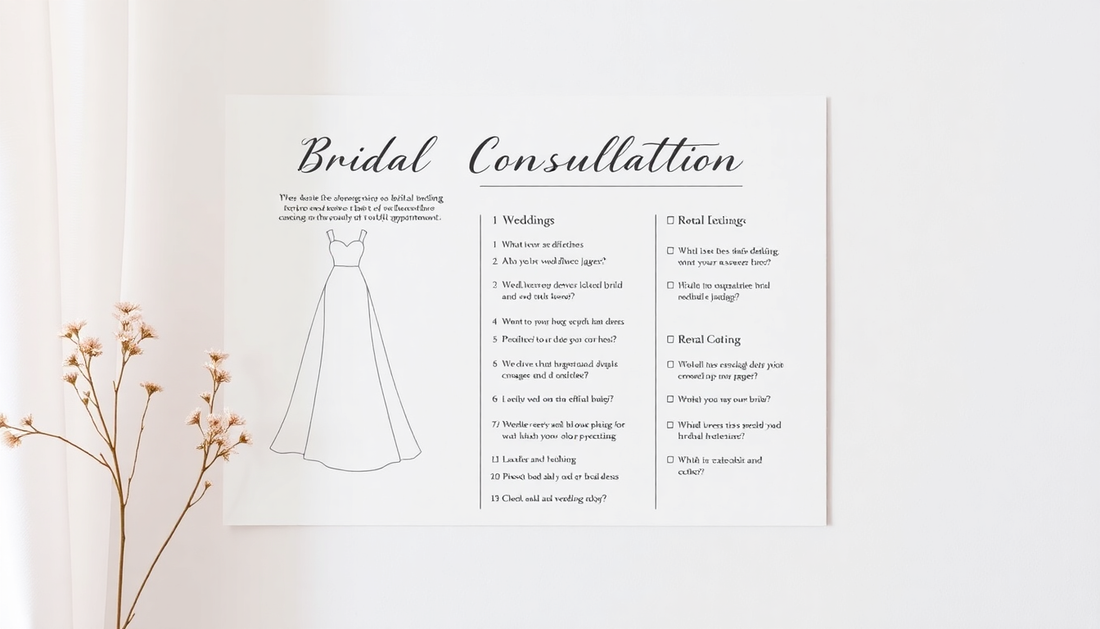 Must-Ask Questions Before Booking a Bridal Outfit Consultation Online