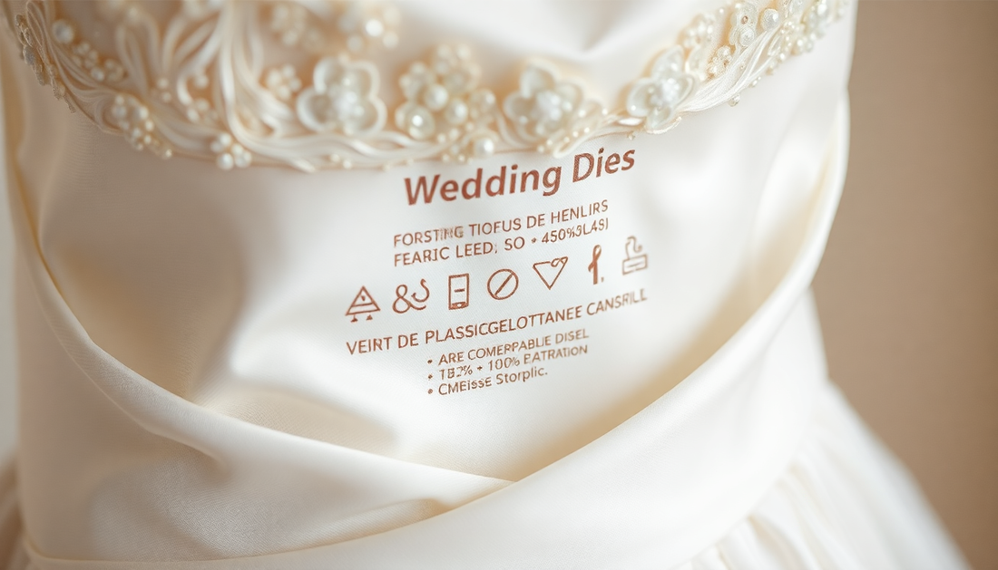 Decoding Bridal Outfit Labels: A Guide to Fabrics, Embellishments, and More