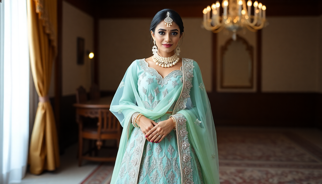 Mint Green Lehengas: A Fresh and Trendy Bridal Option for Your Big Day