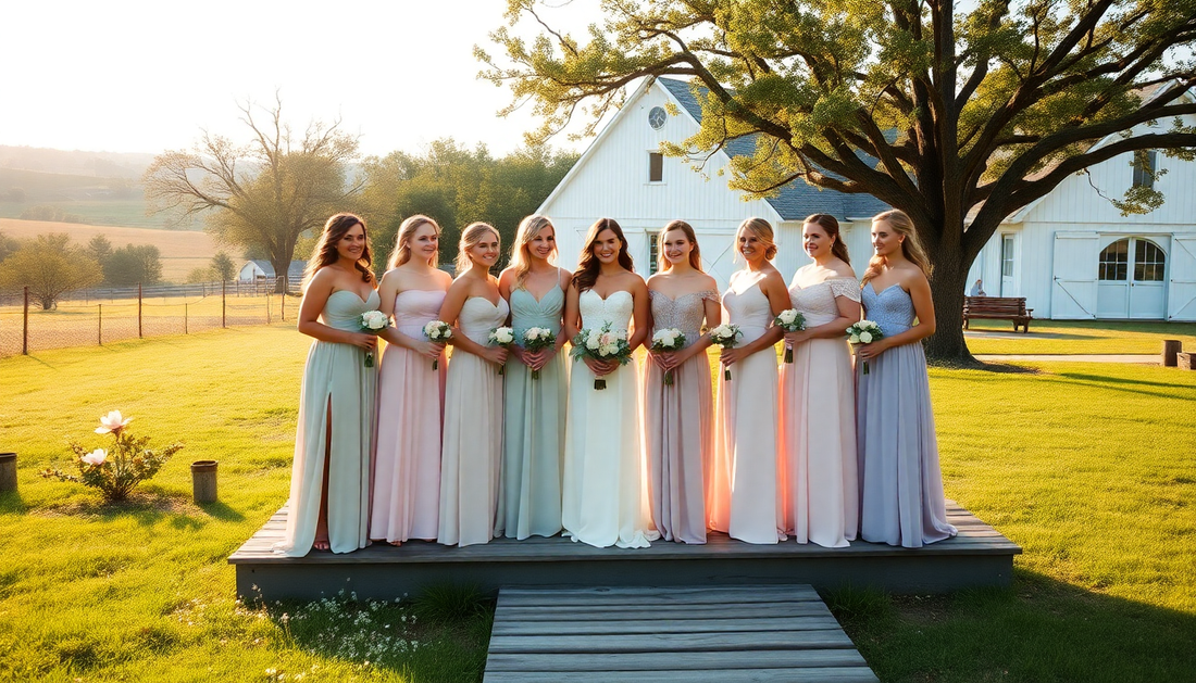 Chic Bridesmaid Dress Ideas for Southern Weddings in Texas & Georgia
