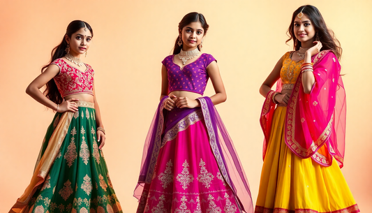 Elevate Your Style: Budget-Friendly Designer Lehengas for Girls Under ₹5,000 / $60