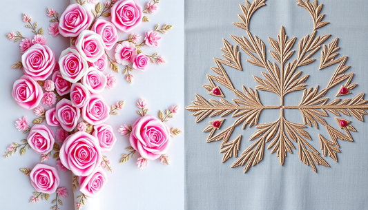 Floral vs. Geometric: Which Embroidery is Trending This Wedding Season?