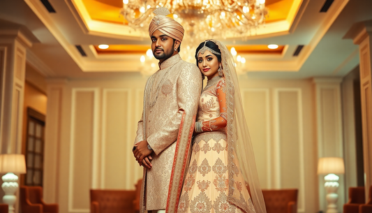 The Ultimate Guide to Matching Your Groom's Sherwani with Your Bridal Outfit