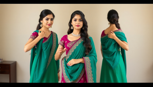 How to Wear Dupatta on Lehenga Without Pins (Easy Tricks)