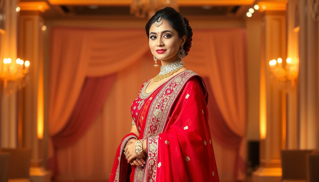 Elevate Your Fusion Wedding Look with Lehenga Saree Styling