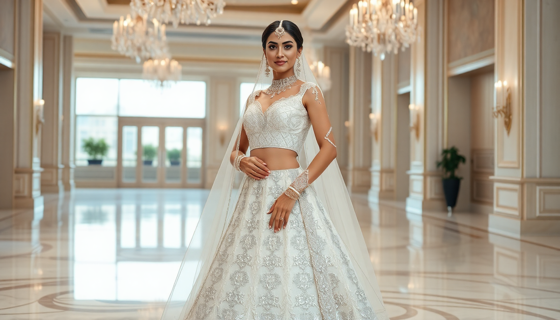 White Lehenga Designs: Bridal Elegance for 2025 Weddings