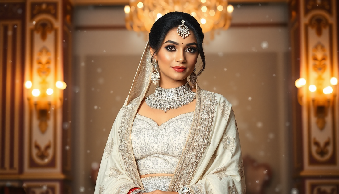 Embrace the Chill: Styling Shawls with Lehengas for Winter Weddings