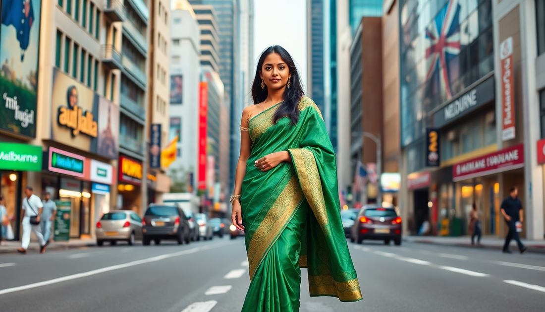 Embracing the Indo-Aussie Fashion Fusion: Sarees with Sneakers and Beyond