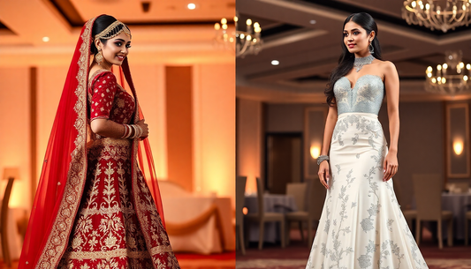 Lehenga vs. Gown: Which One is Better for a Modern Indian Reception?