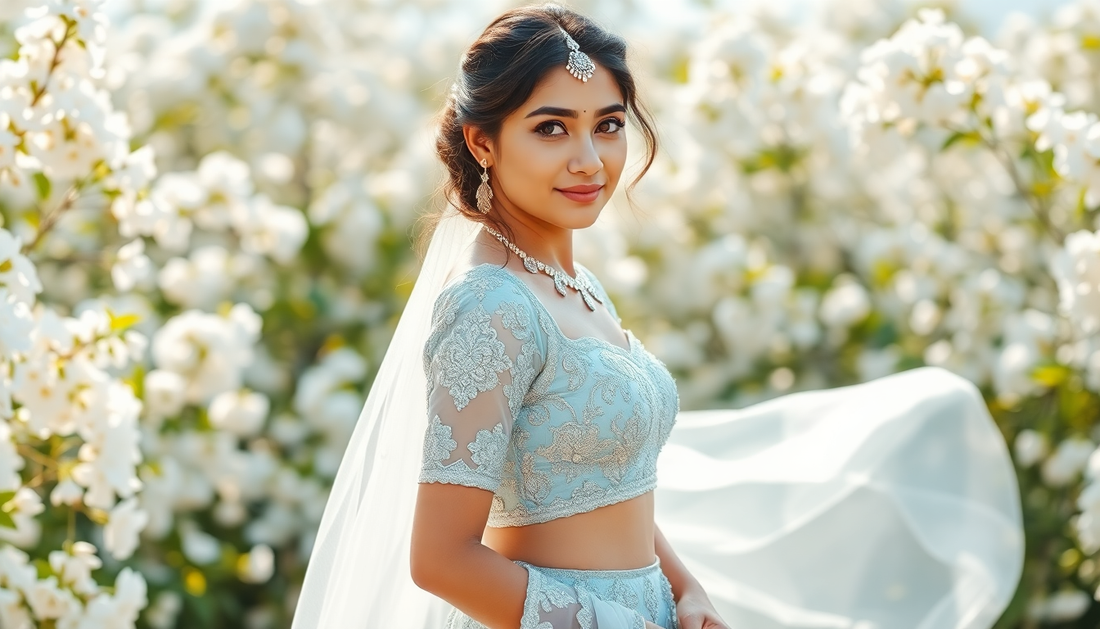 Embrace the Elegance: Why a Light Blue Lehenga is Perfect for Summer Weddings