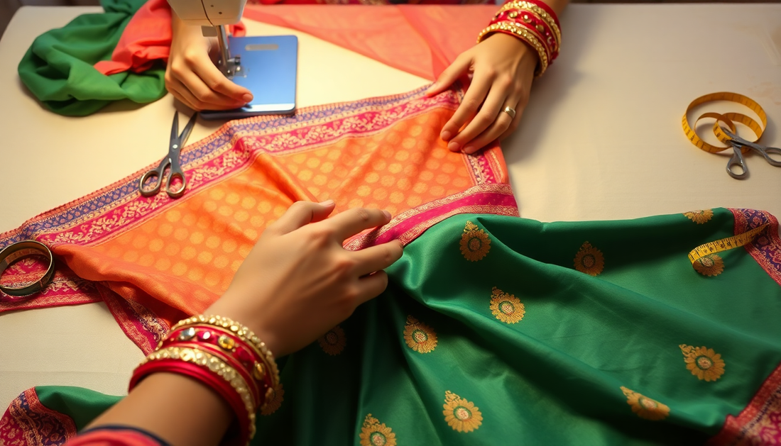 How to Stitch Lehenga at Home – Complete Beginner Tutorial