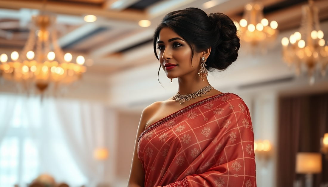 Reception Sarees 2025: Trends, Draping Styles & Accessories to Stand Out