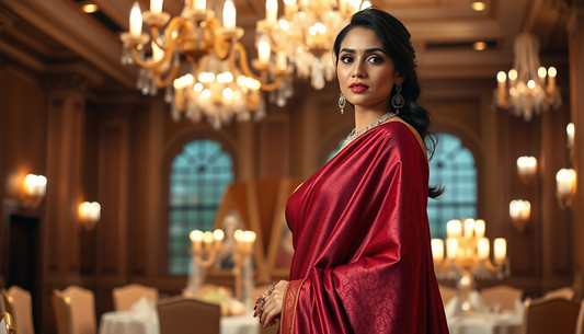 Elevate Your Style: Mastering the Art of Saree Elegance for British Wedding Receptions