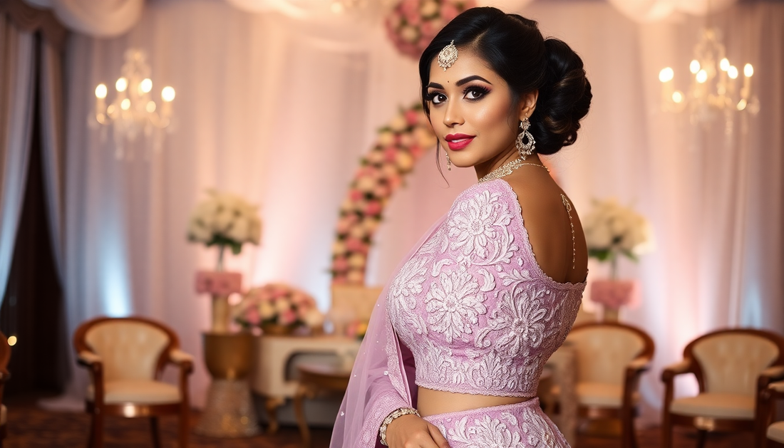 Why You Should Choose a Lavender and Pink Lehenga for Your Wedding