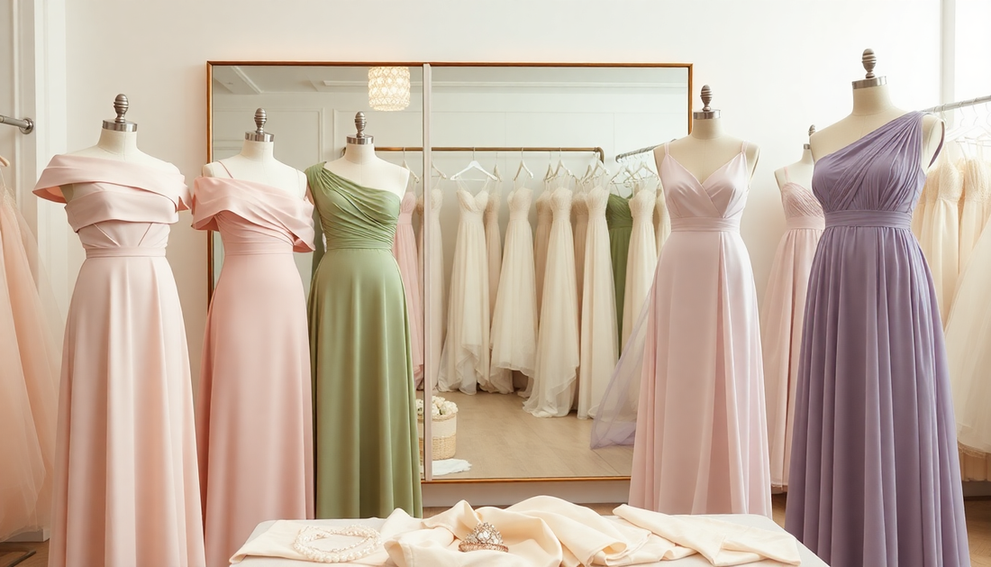 Off-Shoulder, One-Shoulder, or Sleeveless? Choosing the Right Neckline for Bridesmaids