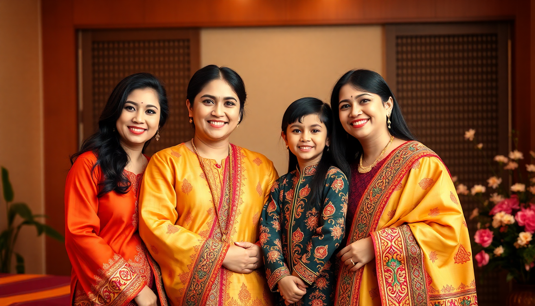 Elevate Your Family's Style: Coordinating Ethnic Wear for the Big Day