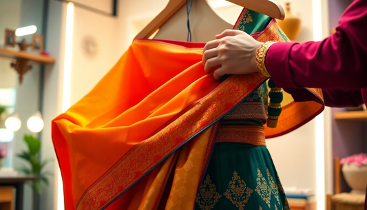 Unleash Your Creativity: Transform a Saree into a Stunning Lehenga