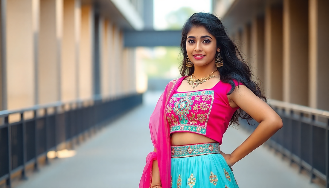 Crop Top Lehenga Styles: The Modern Girl's Go-To Outfit