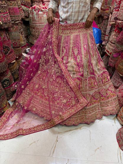 Baby Pink Doli Barat Bridal Lehenga