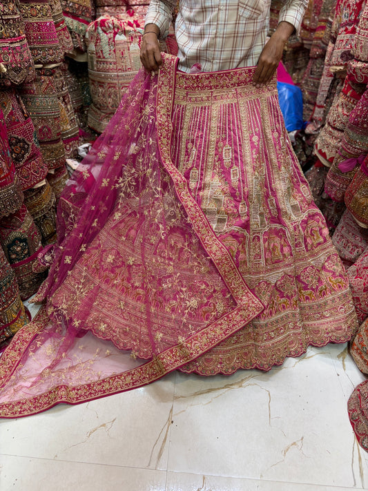 Baby Pink Doli Barat Bridal Lehenga