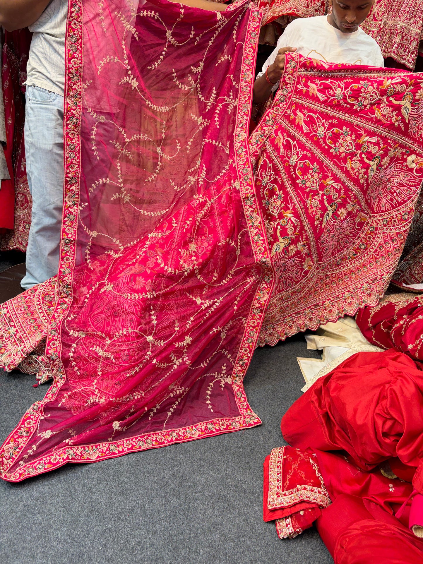 Red Designer Bridal Lehenga
