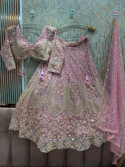 Golden Crop Top Lehenga