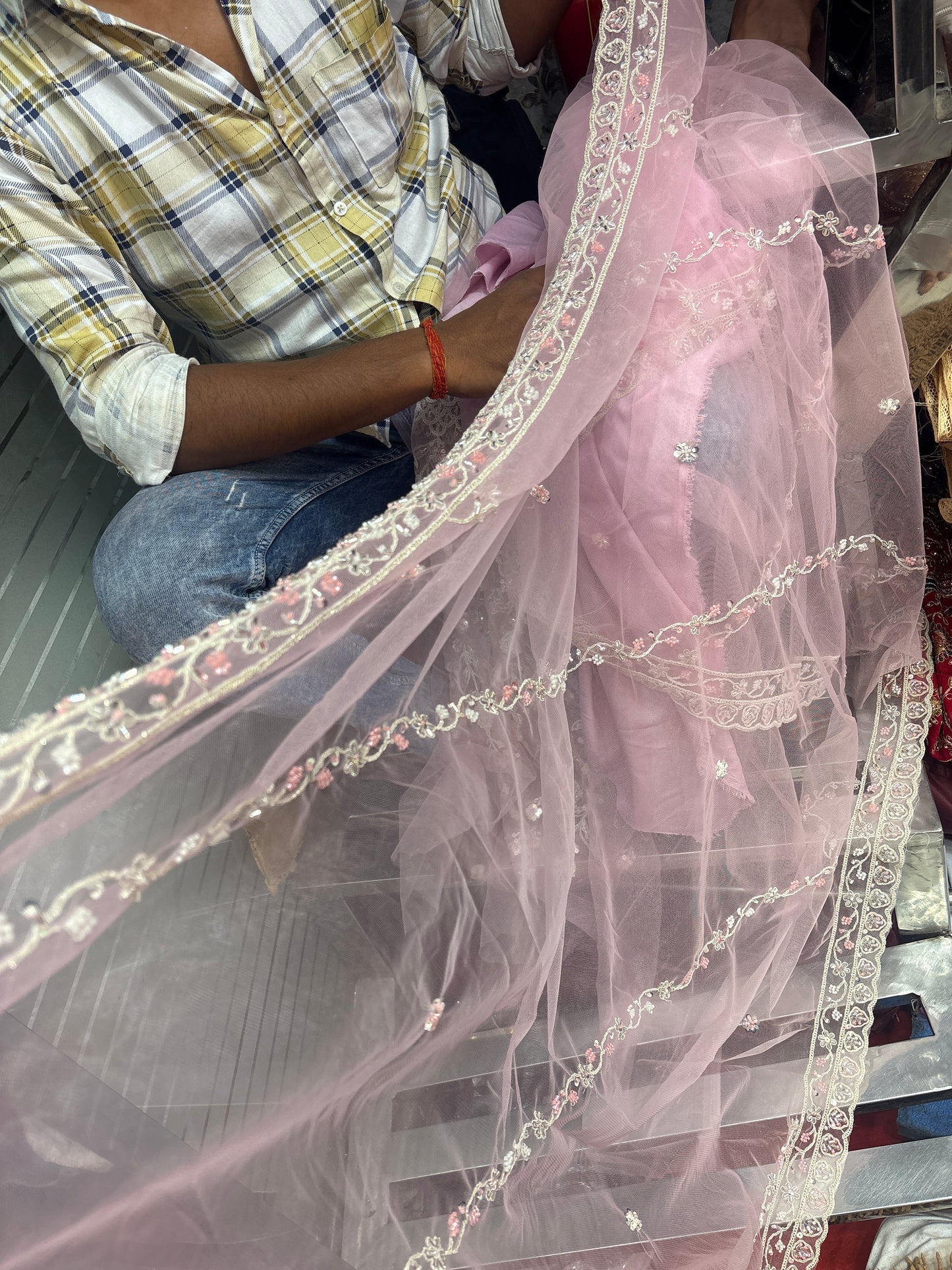 Eye catching pink Lehenga