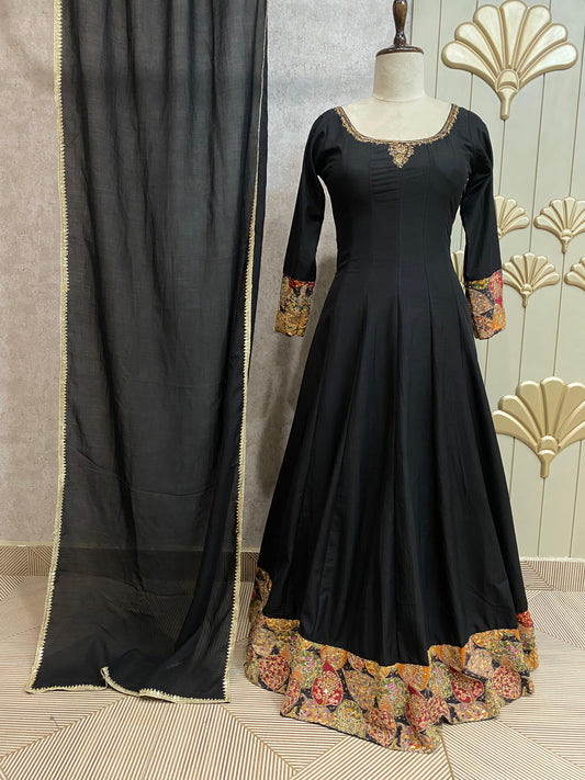 Black gown