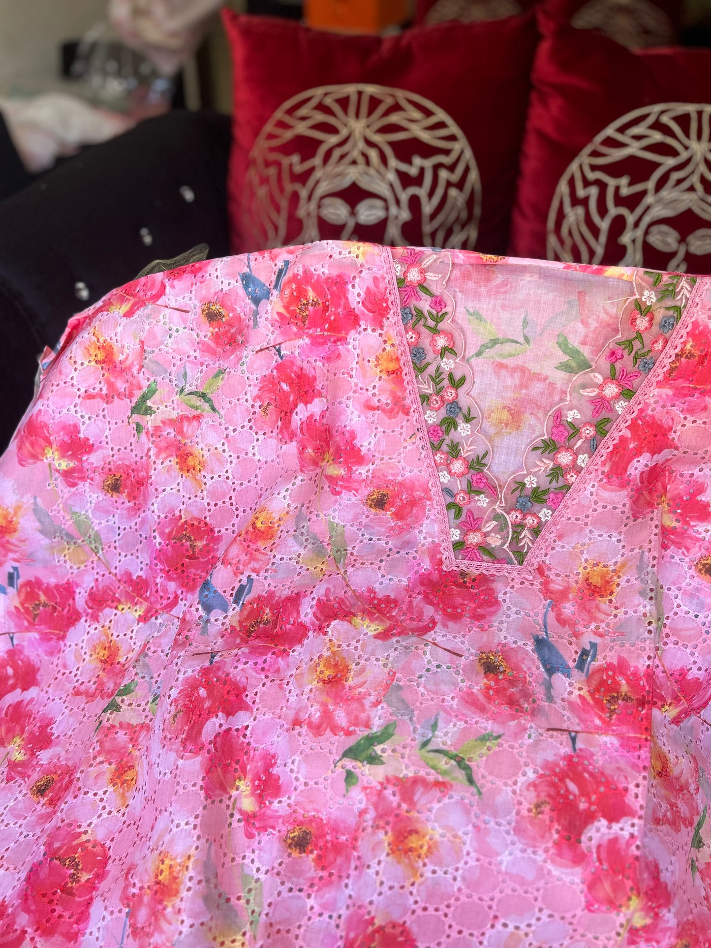 Lovely pink Unstitched suit